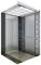 Fuji que grava a capacidade de carga residencial 450KG do elevador da tração do espelho - 2000KG
